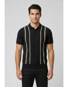 Markup polo a righe in maglia MK1900030 [10275100]