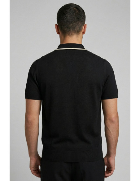 Markup polo a righe in maglia MK1900030 [c901120d]