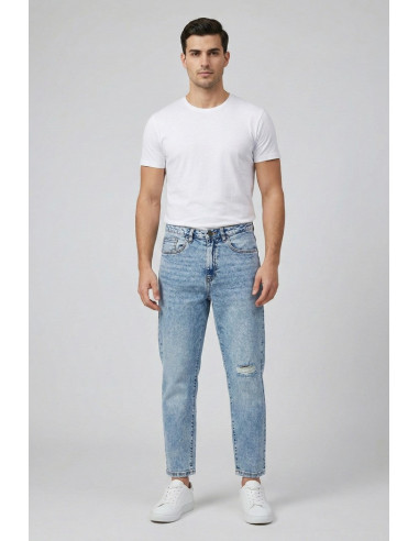 Urban Ring jeans cropped fit in denim di cotone stretch UR1150007 [6b7fd62f]