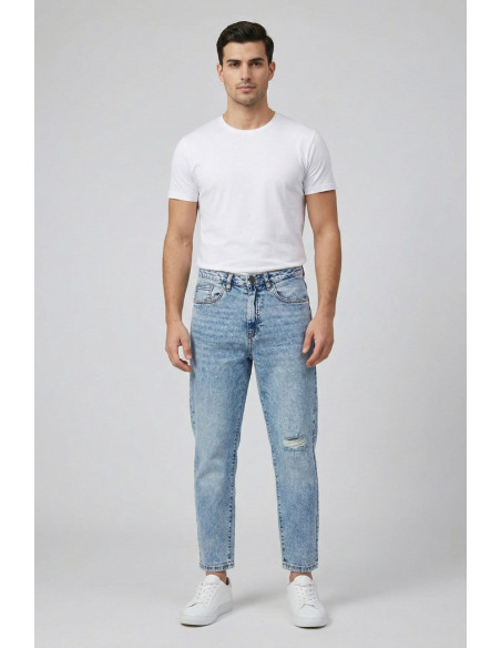 Urban Ring jeans cropped fit in denim di cotone stretch UR1150007 [6b7fd62f]