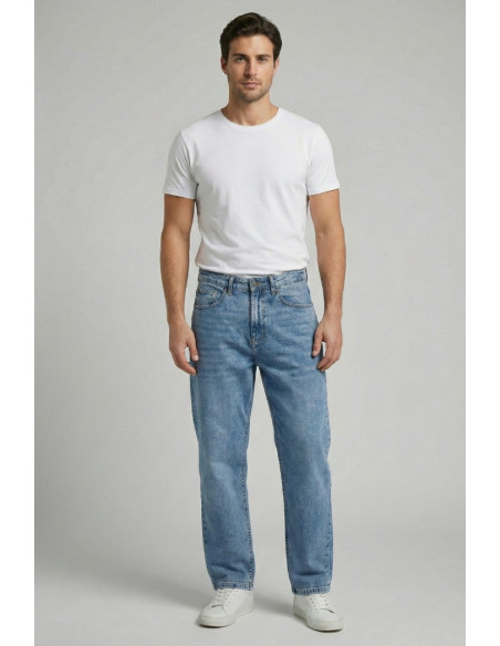 Urban Ring jeans loose fit in denim di cotone stretch UR1150011 [bb3b66ac]