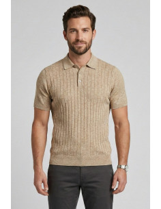 Markup polo in misto lino MK1900046 [853d3b84]