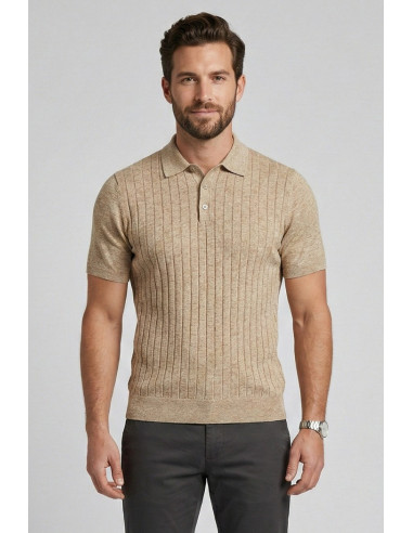 Markup polo in misto lino MK1900046 [853d3b84]