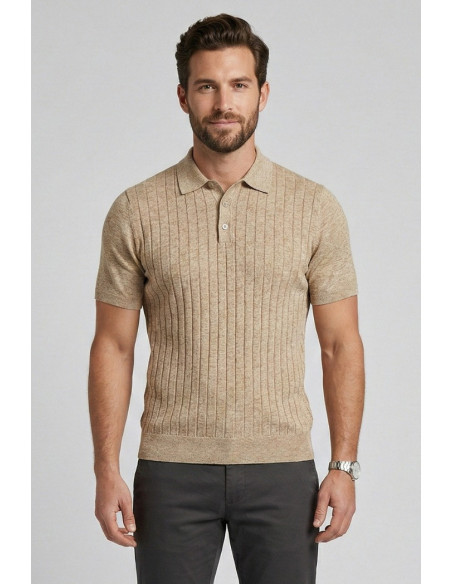 Markup polo in misto lino MK1900046 [853d3b84]