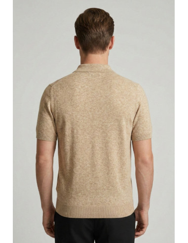 Markup polo in misto lino MK1900046 [5c1b7889]