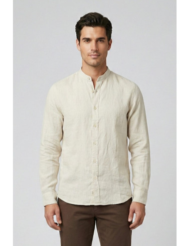 Markup camicia coreana in lino MK13002 [ffd07885]