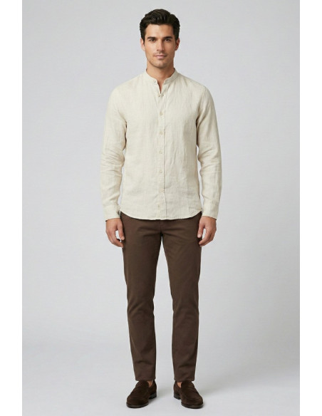 Markup camicia coreana in lino MK13002 [91ebfa8c]