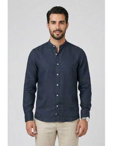 Markup camicia coreana in lino MK13002 [4018658a]