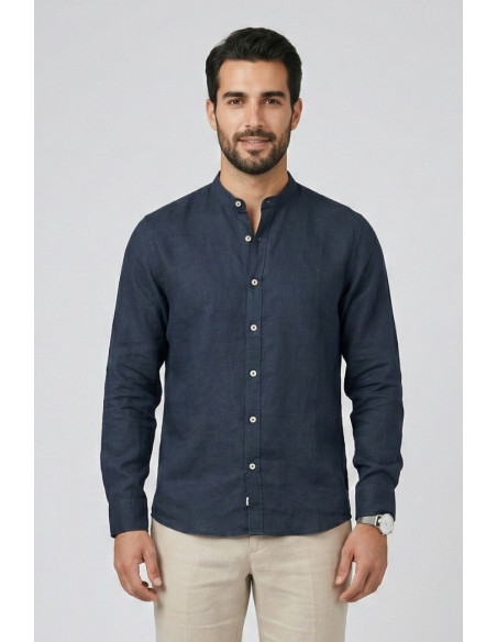 Markup camicia coreana in lino MK13002 [4018658a]