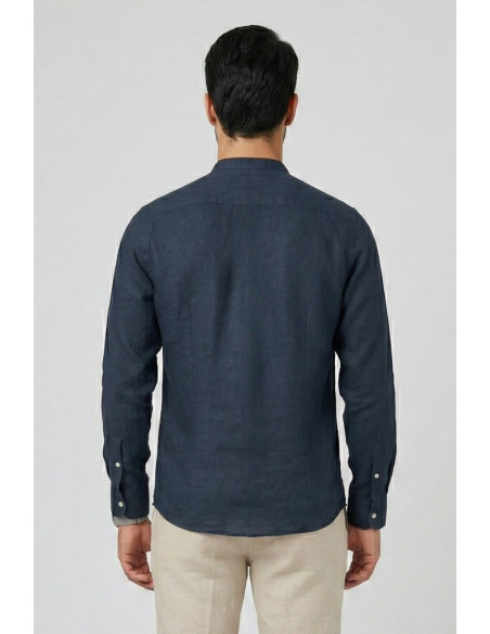 Markup camicia coreana in lino MK13002 [993e2687]