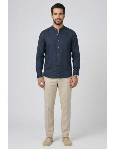Markup camicia coreana in lino MK13002 [2e23e783]