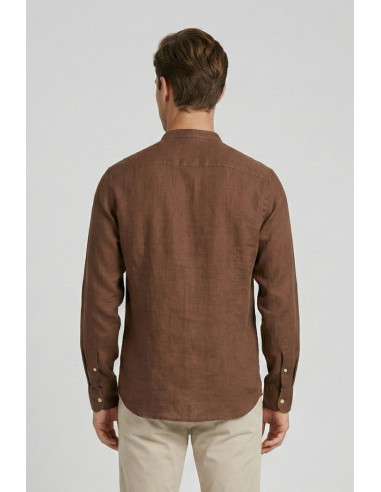 Markup camicia coreana in lino MK13002 [5b22316a]