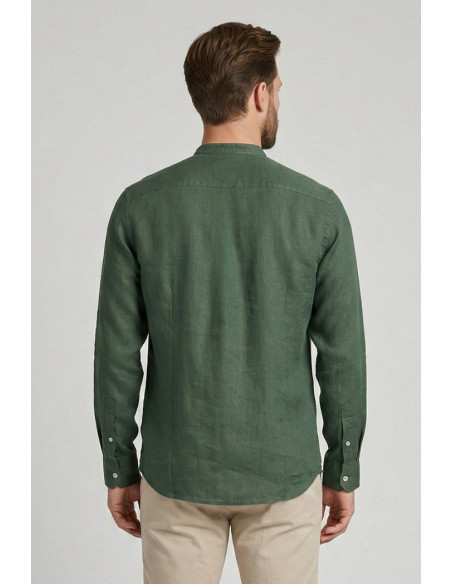 Markup camicia coreana in lino MK13002 [6346f464]