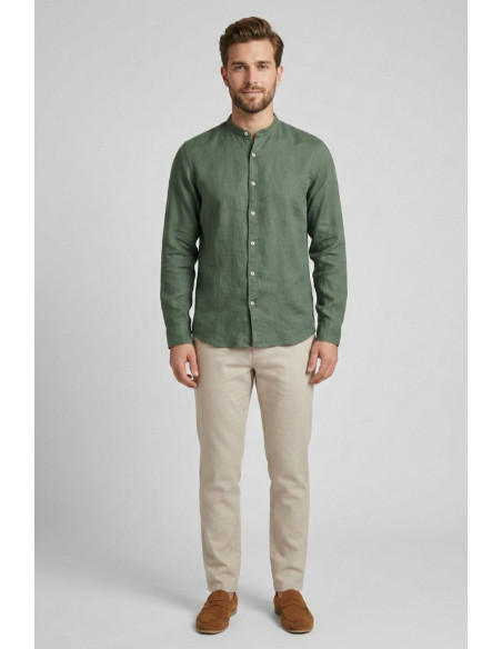 Markup camicia coreana in lino MK13002 [d45b3560]