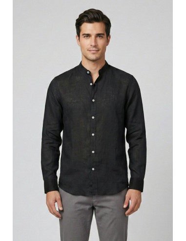 Markup camicia coreana in lino MK13002 [f0046700]