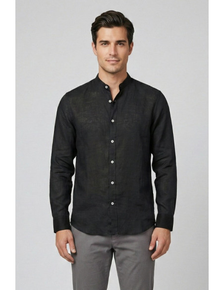 Markup camicia coreana in lino MK13002 [f0046700]