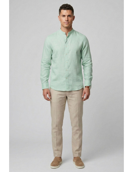 Markup camicia coreana in lino MK13002 [2c834bef]