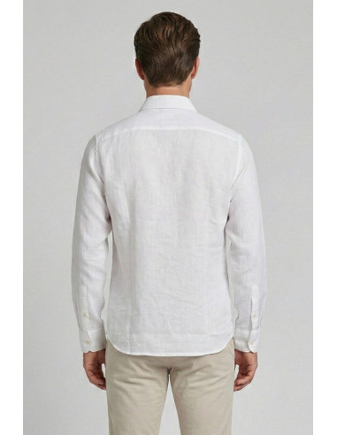 Markup camicia colletto francese in lino MK13003 [7a2db49a]