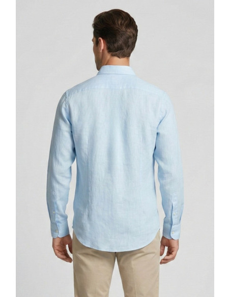 Markup camicia colletto francese in lino MK13003 [e9617e4f]
