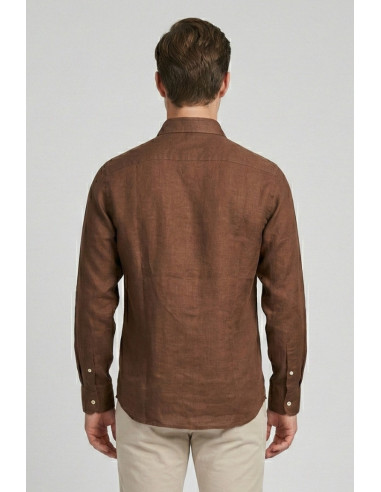Markup camicia colletto francese in lino MK13003 [232f1971]