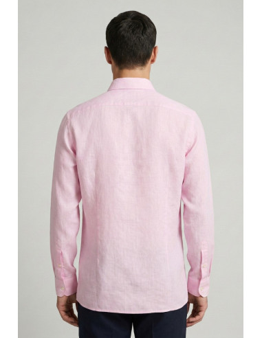 Markup camicia colletto francese in lino MK13003 [a454e2df]