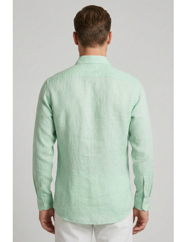 Markup camicia colletto francese in lino MK13003 [8af6dda4]