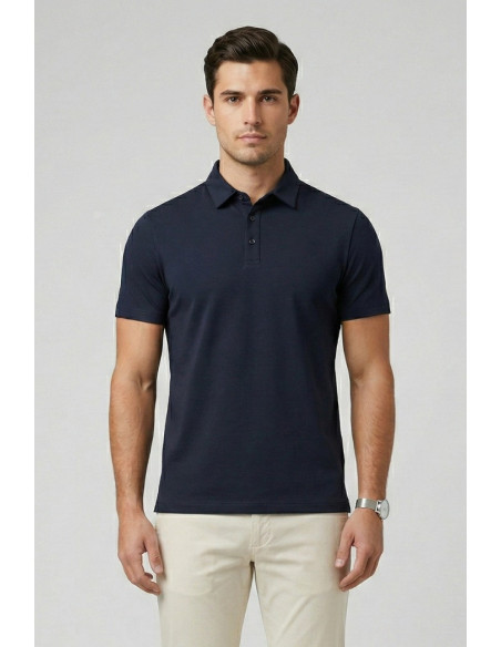 Markup polo in jersey di cotone stretch MK1910079 [b71d9dda]