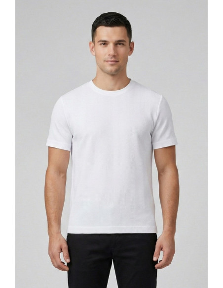 Markup t-shirt in cotone texturizzato MK1910061 [96eb0135]