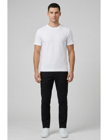 Markup t-shirt in cotone texturizzato MK1910061 [f8d0833c]