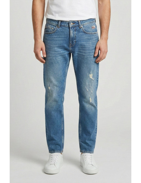 Roy Roger's jeans in denim di cotone Dapper Re-search Torre rsc002d6453176 [9a1bc76a]