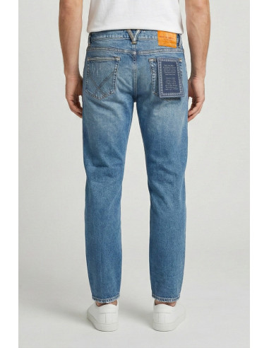 Roy Roger's jeans in denim di cotone Dapper Re-search Torre rsc002d6453176 [433d8467]