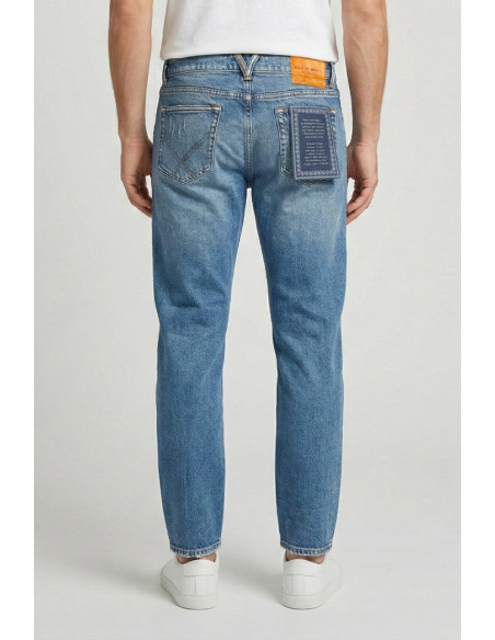 Roy Roger's jeans in denim di cotone Dapper Re-search Torre rsc002d6453176 [433d8467]