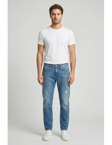 Roy Roger's jeans in denim di cotone Dapper Re-search Torre rsc002d6453176 [f4204563]