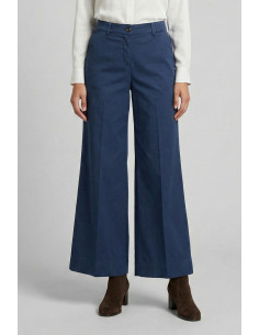 Fracomina pantalone flare a palazzo in gabardina fs26sv3011w40101 [ee67d750]