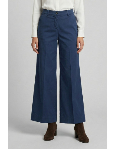 Fracomina pantalone flare a palazzo in gabardina fs26sv3011w40101 [ee67d750]