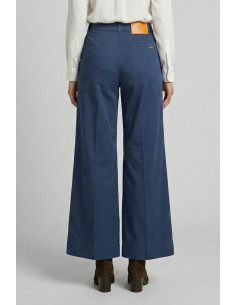 Fracomina pantalone flare a palazzo in gabardina fs26sv3011w40101 [ee67d750] 2