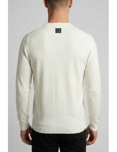 John Richmond maglia girocollo in misto viscosa ump26022mair [47f4ed91]