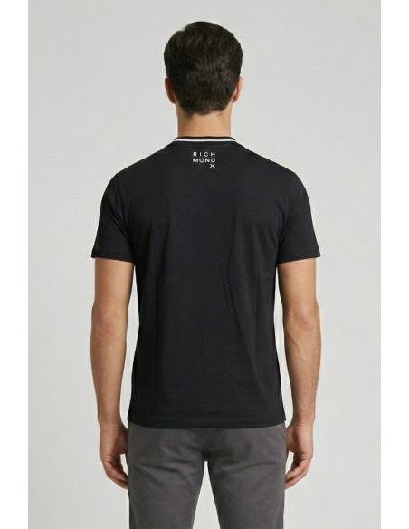 John Richmond t-shirt in misto cotone Chaloni ump26335ts [7f104c79]