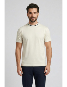 John Richmond t-shirt in misto cotone Chaloni ump26335ts [cf557cbd]