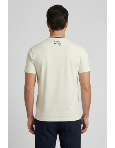 John Richmond t-shirt in misto cotone Chaloni ump26335ts [16733fb0]