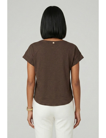 Markup t-shirt manica ampia in cotone MW11007 [dee5b3fe]