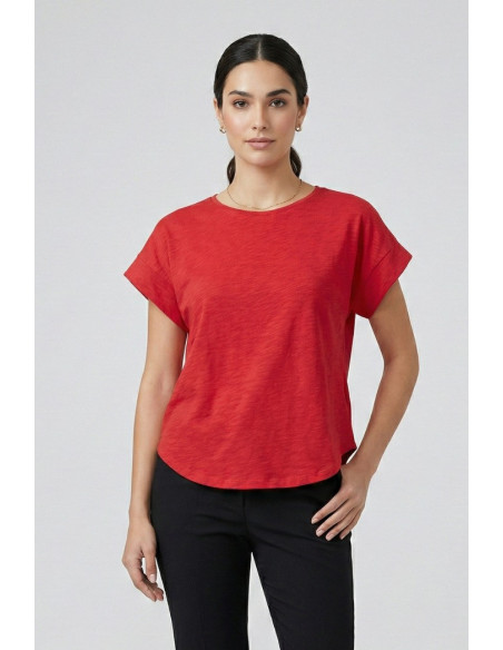 Markup t-shirt manica ampia in cotone MW11007 [ef079aeb]