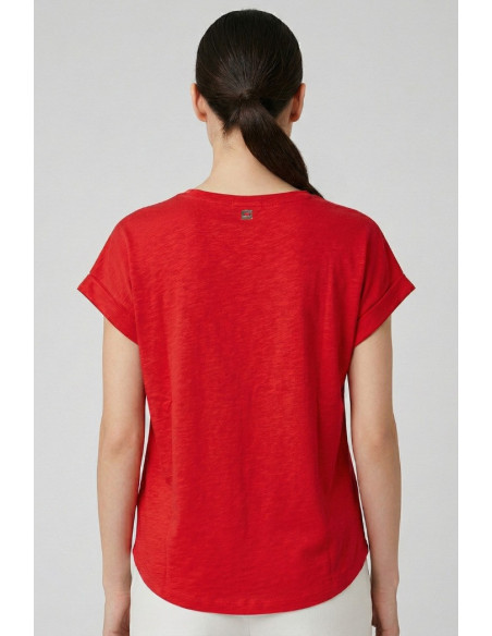 Markup t-shirt manica ampia in cotone MW11007 [3621d9e6]