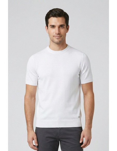 Markup maglia girocollo in misto seta e cotone MK1900048 [7266c530]