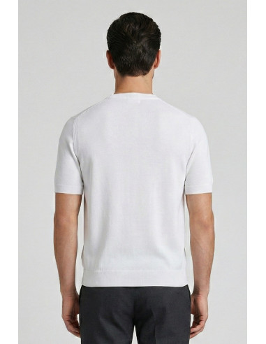 Markup maglia girocollo in misto seta e cotone MK1900048 [ab40863d]