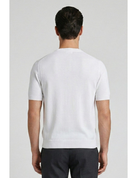 Markup maglia girocollo in misto seta e cotone MK1900048 [ab40863d]