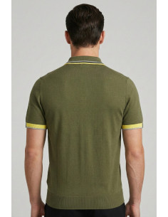 Markup polo in cotone con inserti a contrasto MK1900040 [b880dc73] 2