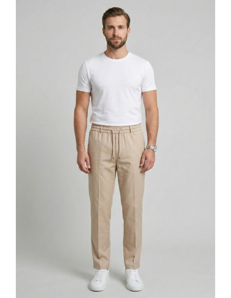 John Richmond pantalone in poliviscosa con laccio Vexon ump26044pahb [c4107bc6]