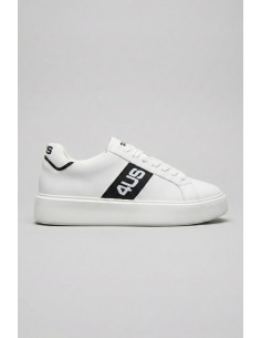 4US Paciotti sneaker in pelle con logo 1228-3 [5c37a06e]