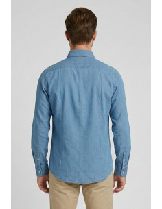 Markup camicia in tela di denim di cotone MK1930056 [b00235bc] 2